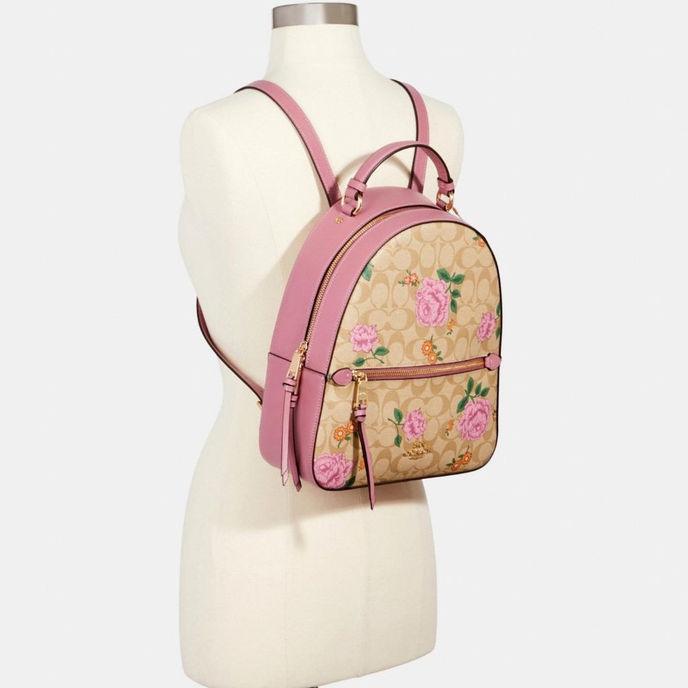 NWT Coach Jordyn Backpack In Signature Canvas_3